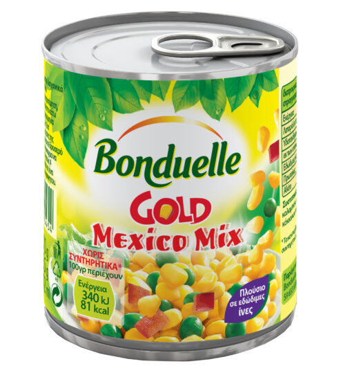Λαχανικά σε κονσέρβα Gold Mexico Mix Bonduelle (170g)