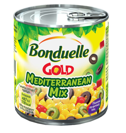 Λαχανικά σε κονσέρβα Mediterranean Mix Bonduelle (310g)