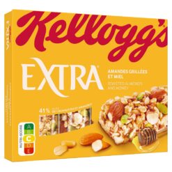 Μπάρες Δημητριακών Αμύγδαλα και Μέλι Extra Kellogg's (4x32g)