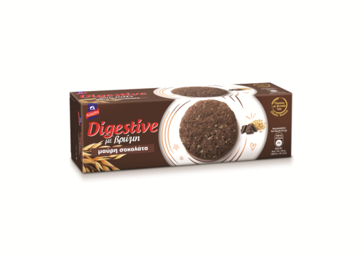 Μπισκότα Digestive με Βρώμη & Μαύρη Σοκολάτα Αλλατίνη (220g)