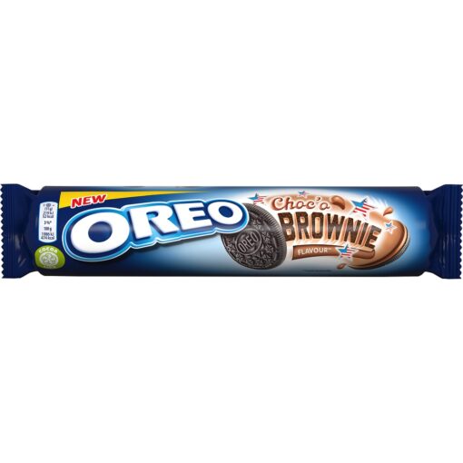Μπισκότα Γεμιστά Choco Brownie Oreo (2x154g) τα 2τεμ -25% 