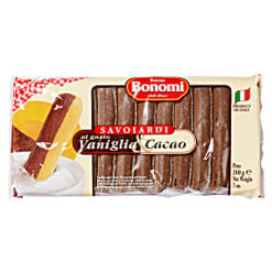 Μπισκότα Σαβαγιάρ Με Γεύση Σοκολάτα-Βανίλια Bonomi (200 g)