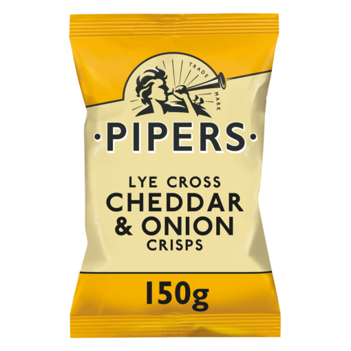 Πατατάκια με Τσένταρ & Κρεμμύδι Pipers (150g)