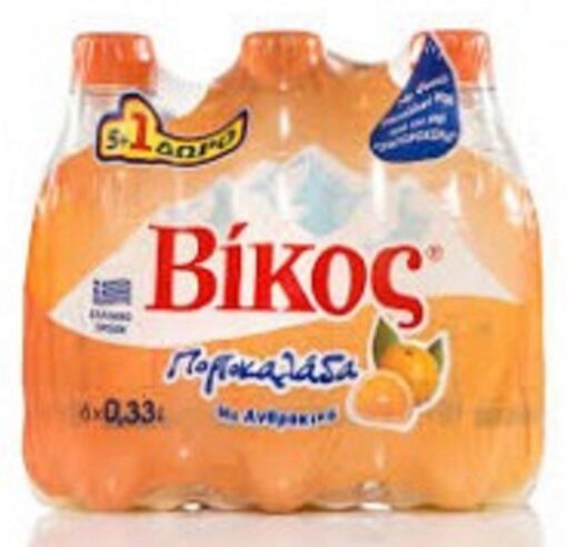 Πορτοκαλάδα Βίκος (6x330 ml) 5+1 Δώρο