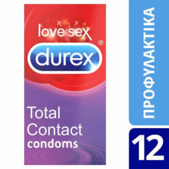 Προφυλακτικά Εξαιρετικά Λεπτά Total Contact Durex 12 τεμάχια