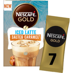 Στιγμιαίος Καφές Iced Latte Salted Caramel σε φακελάκια Nescafe Gold (7 τεμ)