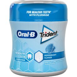 Τσίχλες με Γεύση Μέντα Μπουκάλι Oral-B Trident (68g)
