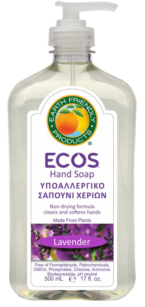 Υγρό Σαπούνι για τα χέρια Λεβάντα Ecos (500 ml)