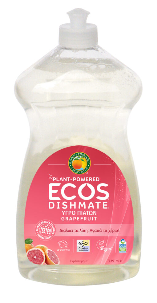 Υγρό απορρυπαντικό πιάτων Grapefruit Ecos (739 ml)
