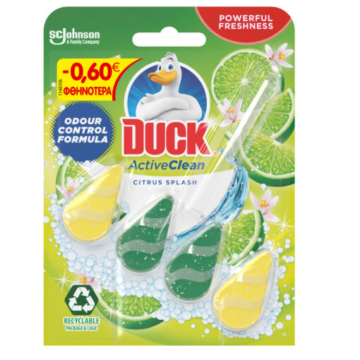 Block Τουαλέτας Active Clean Citrus Splash Duck (38.6 g) -0.60€