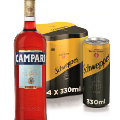 Campari Bitter (700 ml) & Indian Tonic Schweppes (4x330 ml)