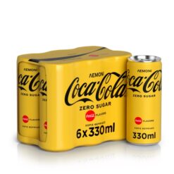 Coca-Cola Zero Λεμόνι Κουτί (6x330 ml)