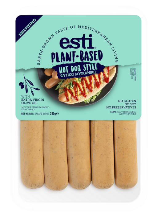 Plant Based Φυτικό Λουκάνικο Esti (5 Τεμάχια) (200g)