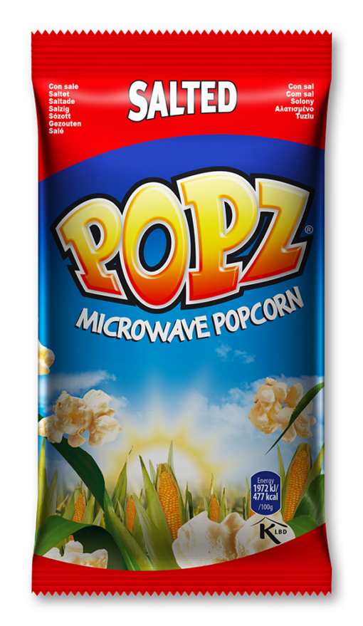 Pop Corn με Αλάτι Popz (90g)