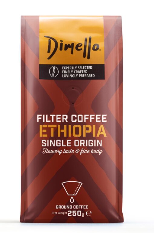 Αλεσμένος Καφές Φίλτρου Ethiopia Dimello (250 g) -1€