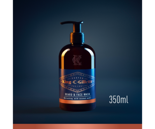 Ανδρικό Προϊόν Καθαρισμού για τα Γένια & το Πρόσωπο King C. Gillette (350ml)