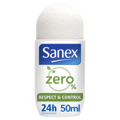 Αποσμητικό Roll On Zero% Respect & Control Sanex (2x50 ml) 1+1 Δώρο 