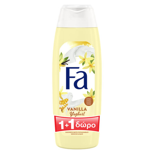 Αφρόλουτρο Yoghurt Vanilla Honey Fa (2x750 ml) 1+1 Δώρο