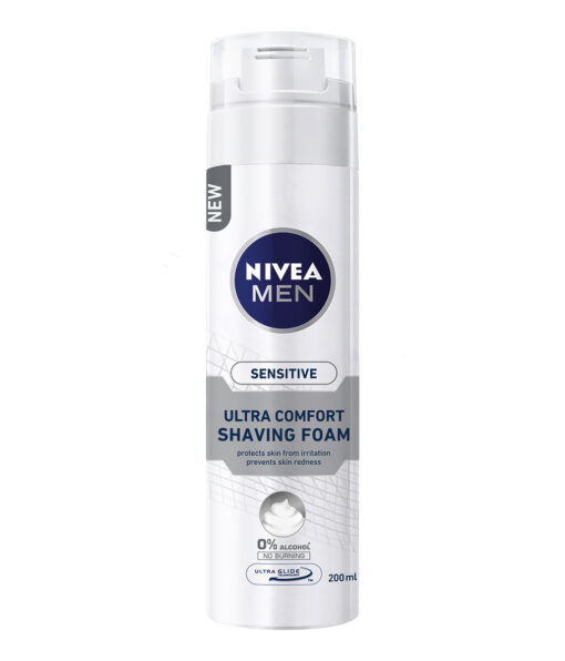 Αφρός Ξυρίσματος Sensitive Ultra Comfort Nivea Men (200 ml)