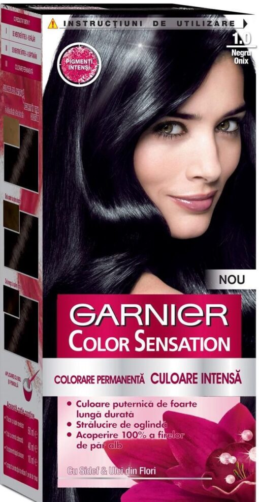 Βαφή Μαλλιών Color Sensation Μαύρο 1.0 (40 ml)