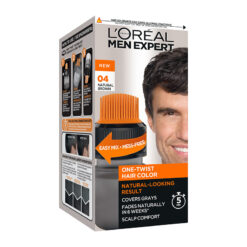 Βαφή Μαλλιών για Άνδρες One Twist No4 Φυσικό Καστανό Men Expert L'Oreal (50ml)
