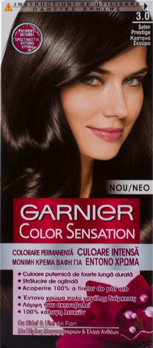 Βαφή μαλλιών Color Sensation Σκούρο Καστανό 3.0 (40 ml)