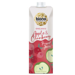 Βιολογικός Χυμός Μήλο & Cranberry Biona (1 Lt)