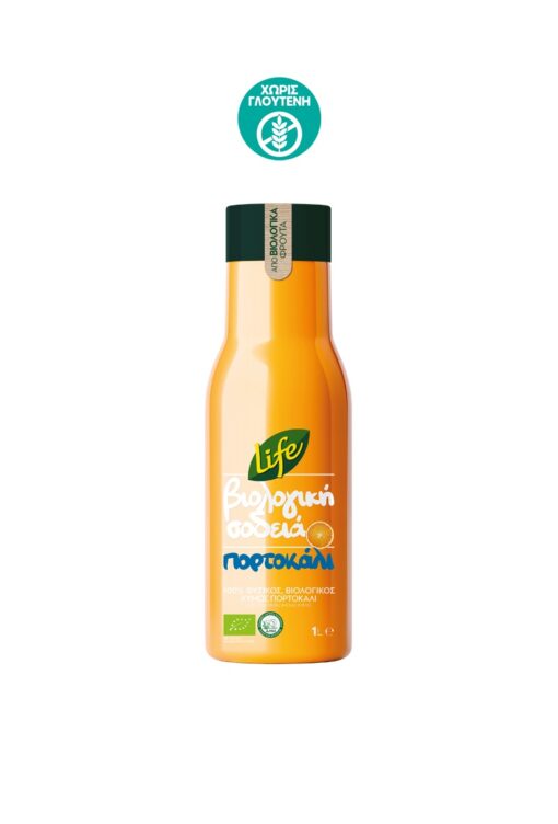 Βιολογικός χυμός πορτοκάλι Life (1 Lt)