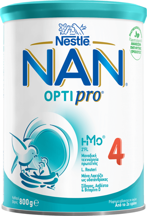 Γάλα 4ης Βρεφικής Ηλικίας σε Σκόνη NAN 4 Optipro Nestle (800g)
