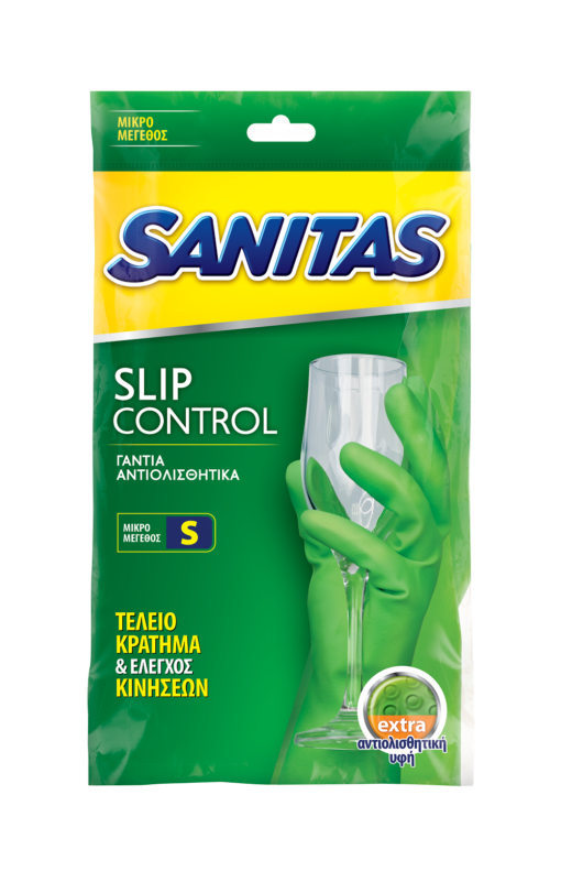 Γάντια Αντιολισθητικά S Sanitas (1 τεμ)