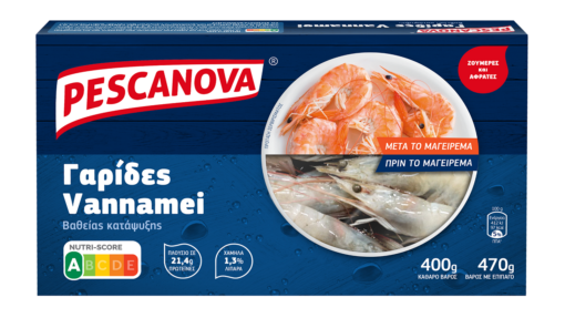 Γαρίδες Vannamei Ολόκλ. (30/40) Pescanova (400 g)