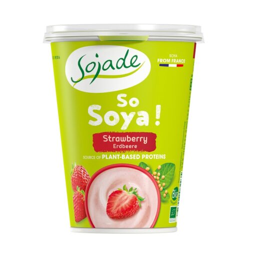 Επιδόρπιο Σόγιας Φράουλα βιολογικό Sojade (400 g)