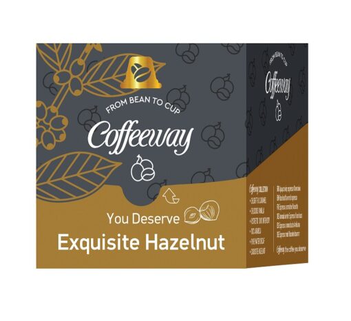 Κάψουλες Espresso Hazelnut Coffeeway (12 τεμ) 10+2 Δώρο