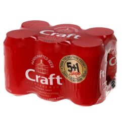 Μπύρα κουτί Lager Craft (6x330 ml) 5+1 Δώρο