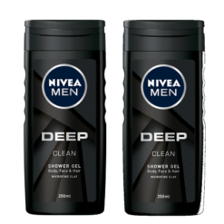 Ντους Gel Deep Nivea Men (500 ml) 1+1 Δώρο