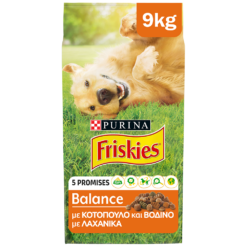 Ξηρά Τροφή Κοτόπουλο και Λαχανικά Friskies Balance (9 Κg)