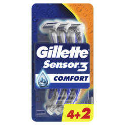 Ξυραφάκια Sensor 3 Comfort Gillette (4τεμ) + 2τεμ Δώρο