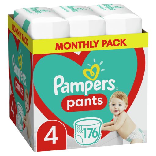 Πάνες-Βρακάκι Μέγεθος 4 (9-15kg) Pampers Pants (176τεμ)