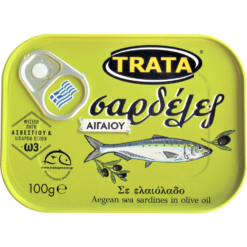 Σαρδέλες Αιγαίου σε Ελληνικό Ελαιόλαδο Trata (100 g)
