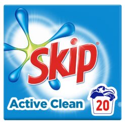 Σκόνη Πλυντηρίου Active Clean Skip (20μεζ) 1+1 Δώρο