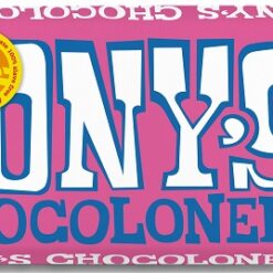 Σοκολάτα Λευκή με Βατόμουρο & Popping Candy Tony's Chocolonely (180g)