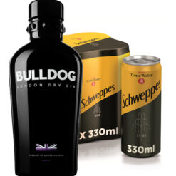 Τζιν Bulldog (700 ml) & Indian Tonic Schweppes (4x330 ml)