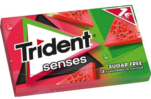 Τσίχλες με γεύση Καρπούζι Trident Senses (27g)