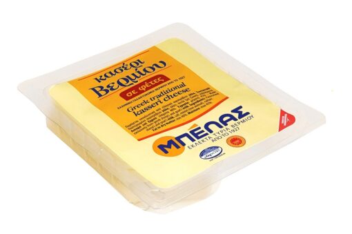 Τυρί ΠΟΠ Κασέρι Βερμίου σε φέτες Μπέλας (10 φέτες) (200g)