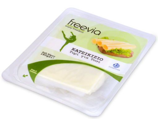 Τυρί σε φέτες Κατσικίσιο Freevia (9 φέτες) (180g)