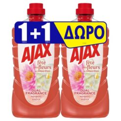 Υγρό Καθαριστικό Νούφαρο & Βανίλια Fete des Fleurs Ajax (1lt) 1+1Δώρο
