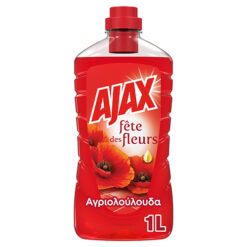Υγρό Καθαριστικό Πατώματος Fete des Fleurs Αγριολούλουδα Ajax (1 lt)