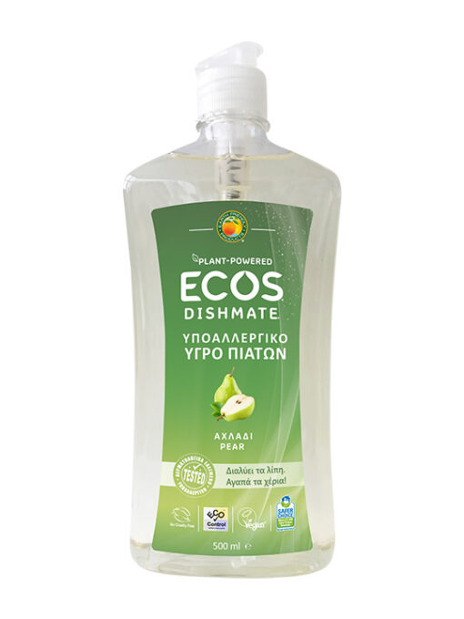 Υγρό απορρυπαντικό πιάτων Αχλάδι Ecos (500 ml)
