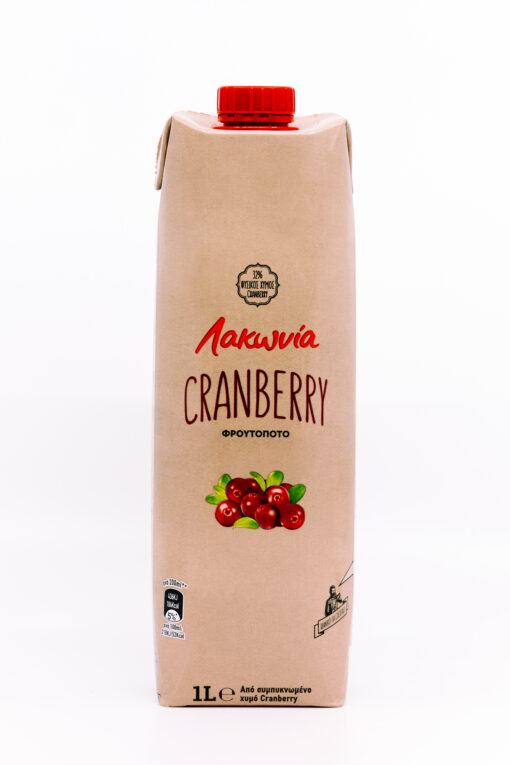 Φρουτοποτό cranberry Λακωνία (1 Lt)