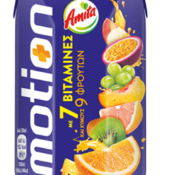 Φυσικός Χυμός 9 Φρούτων Amita Motion (330 ml)